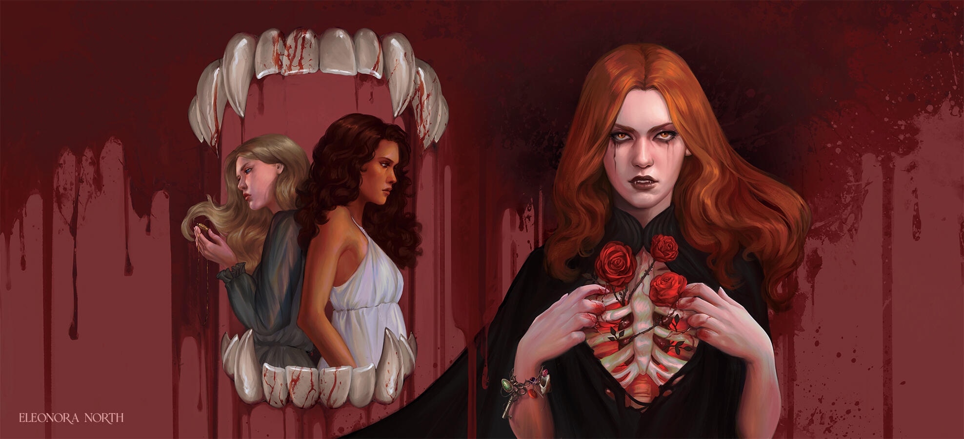 Dust jacket for The Bookish Box edition of Bury Our Bones in the Midnight Soil by V.E. Schwab